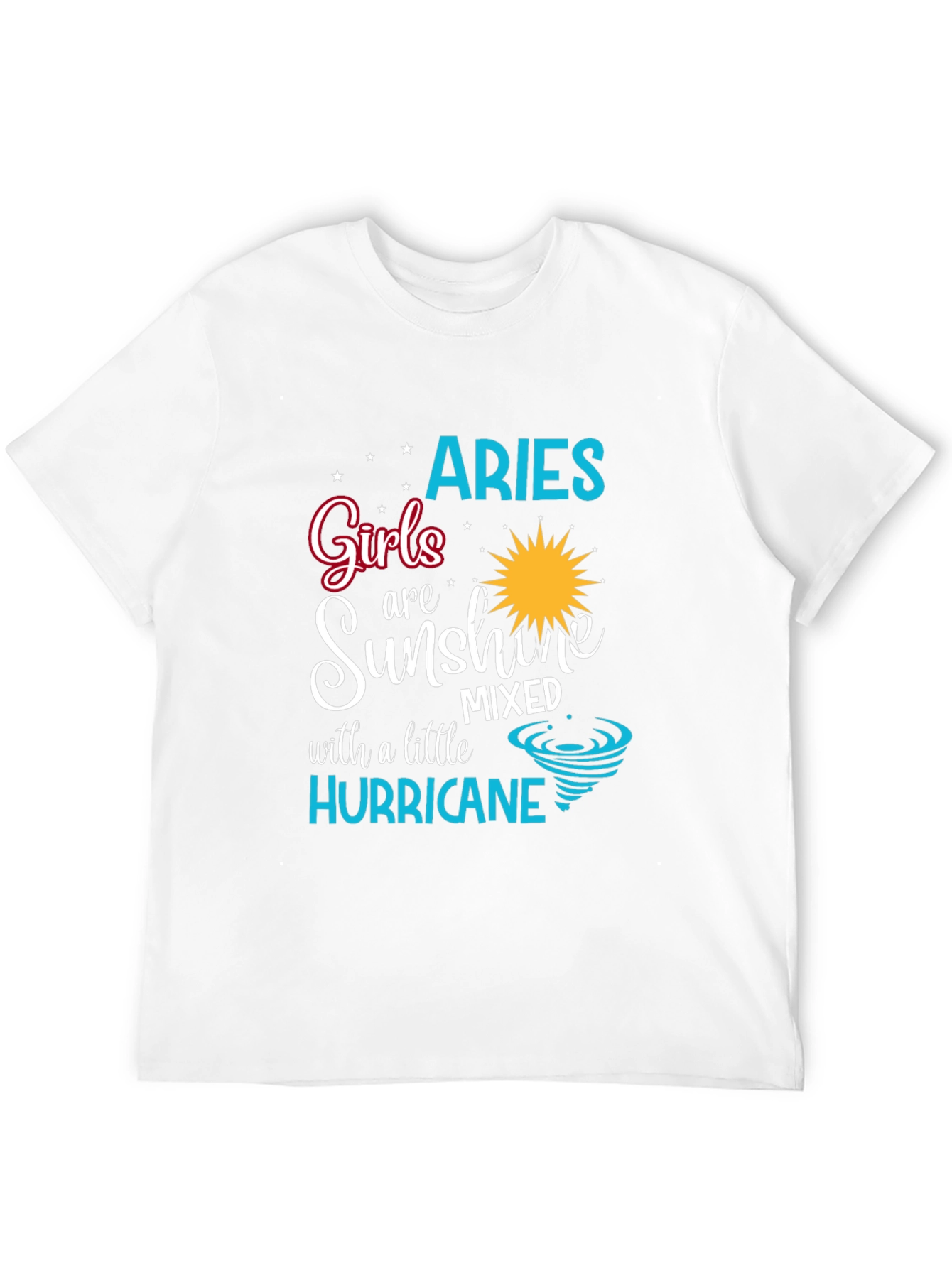 Aries Girl Sunshine Hurricane T-Shirt
