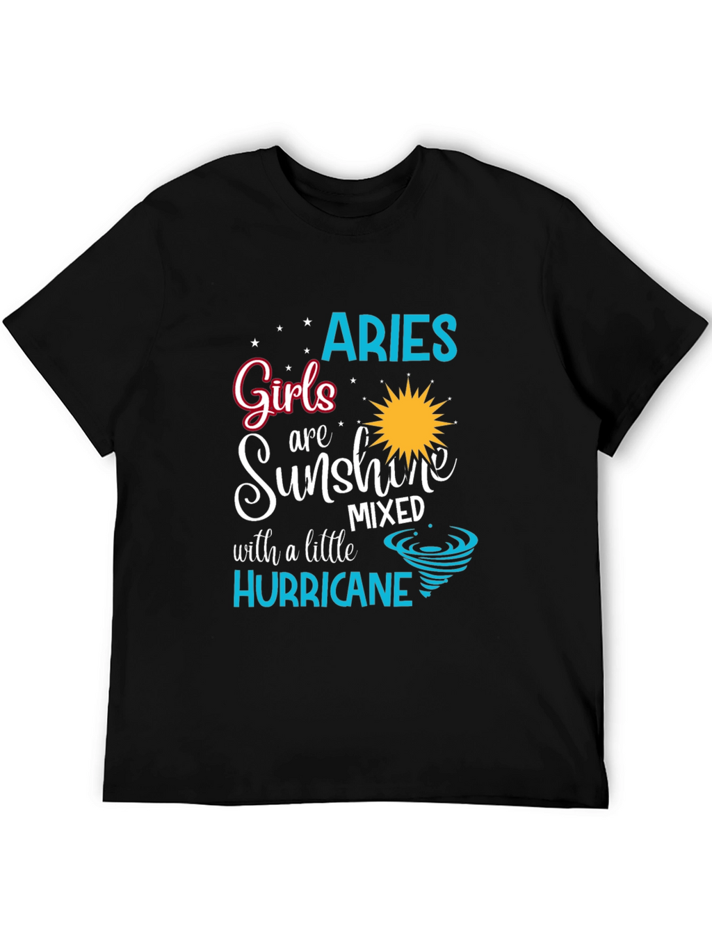 Aries Girl Sunshine Hurricane T-Shirt