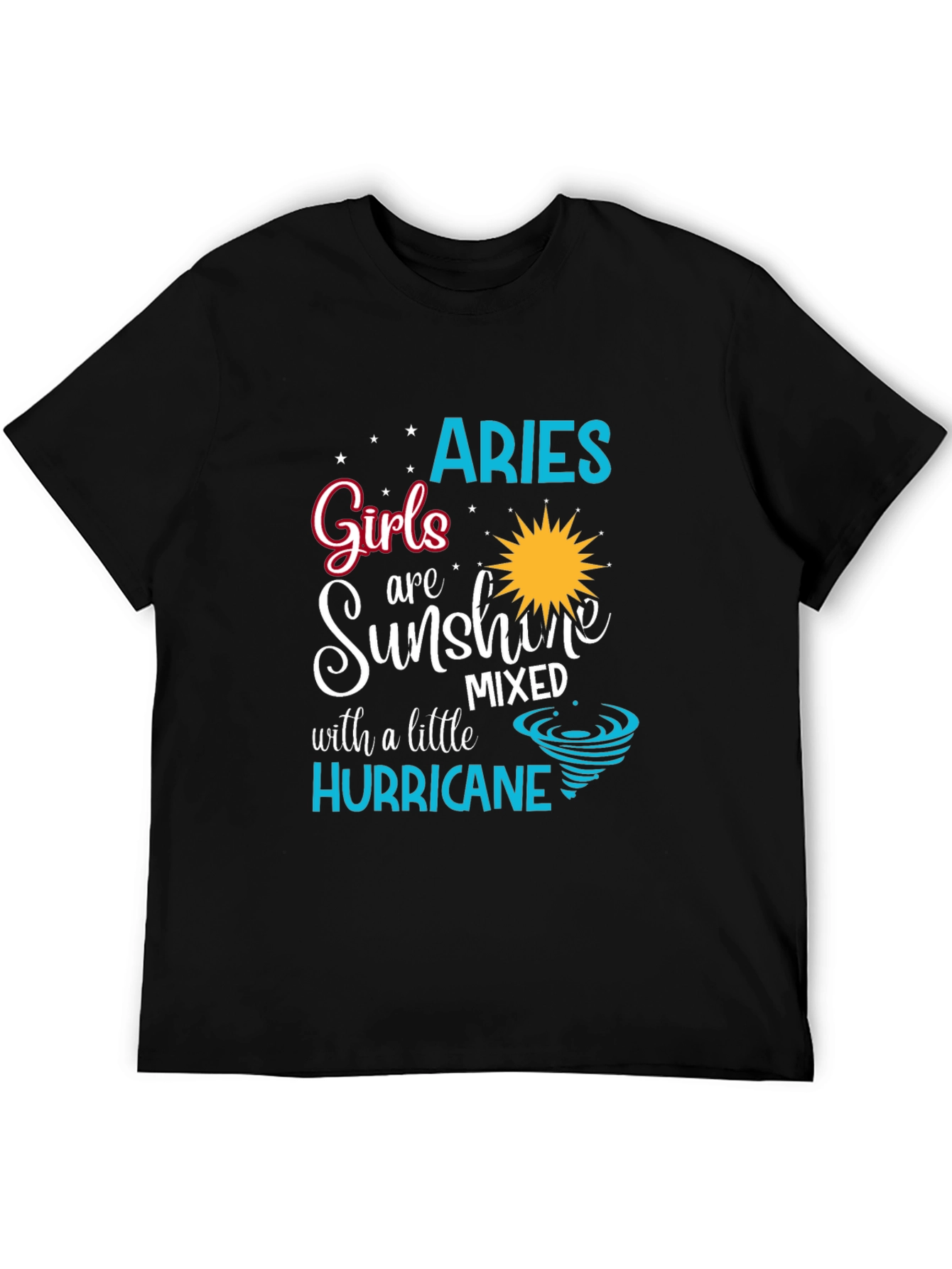 Aries Girl Sunshine Hurricane T-Shirt