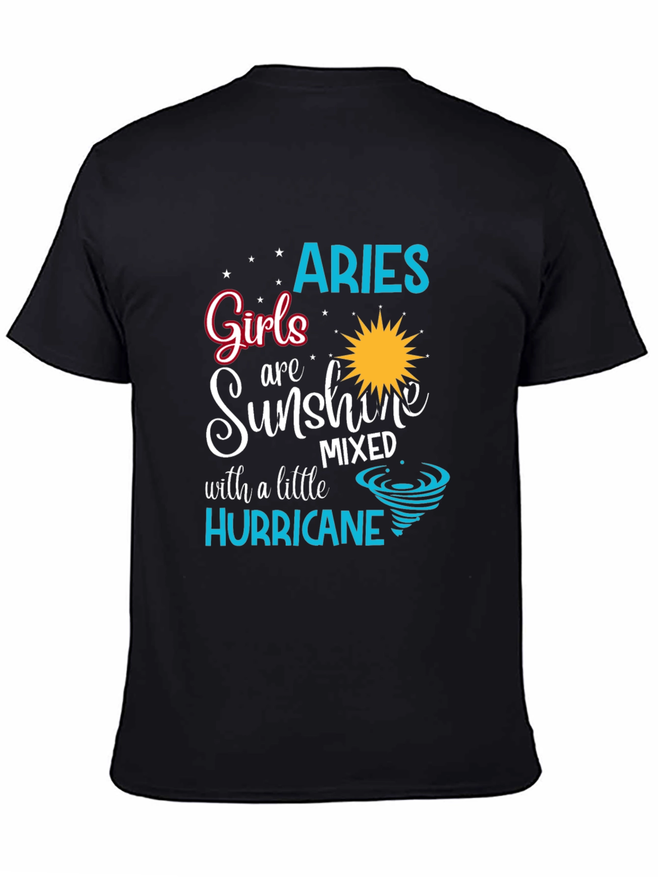 Aries Girl Sunshine Hurricane T-Shirt