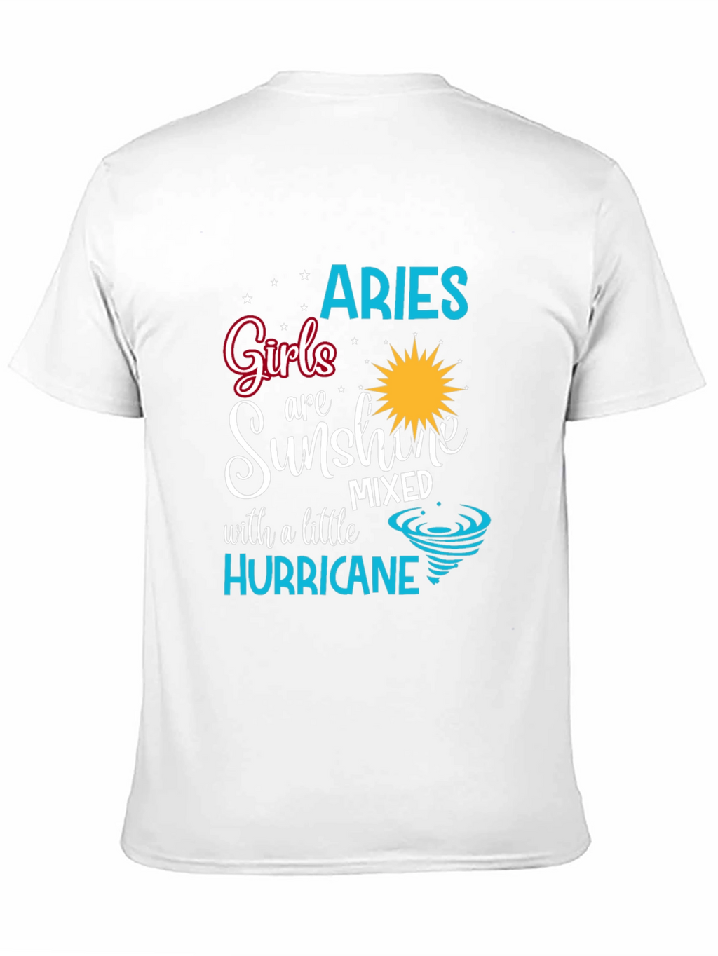 Aries Girl Sunshine Hurricane T-Shirt