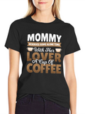 Mommy Alone Time Coffee Lover Graphic T-Shirt