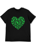 Shamrock Heart T-Shirt - St. Patricks Day