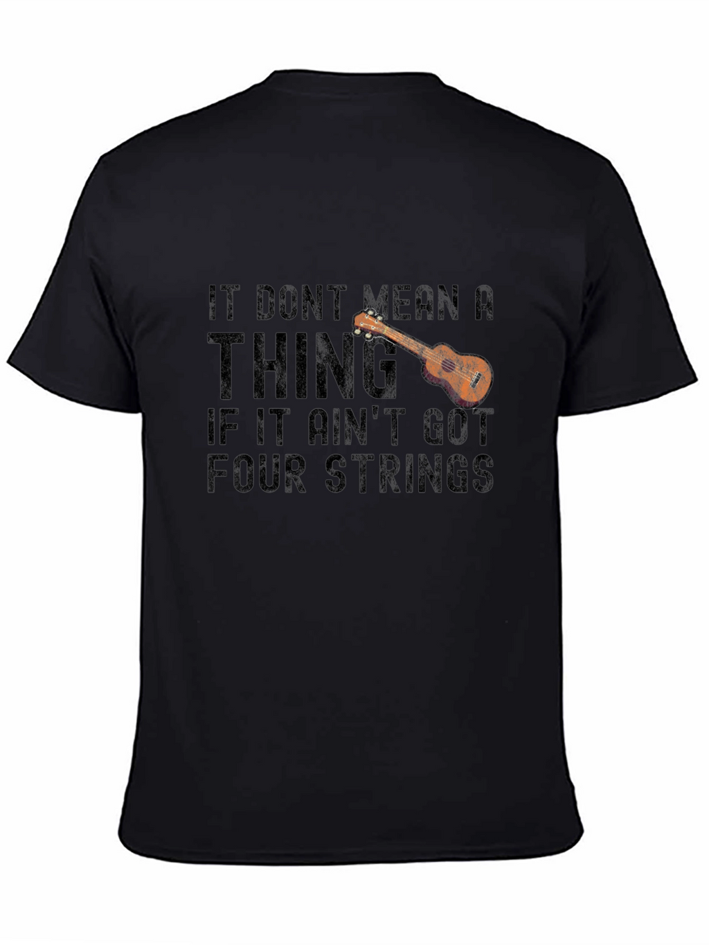 Ukulele Four Strings Graphic T-Shirt