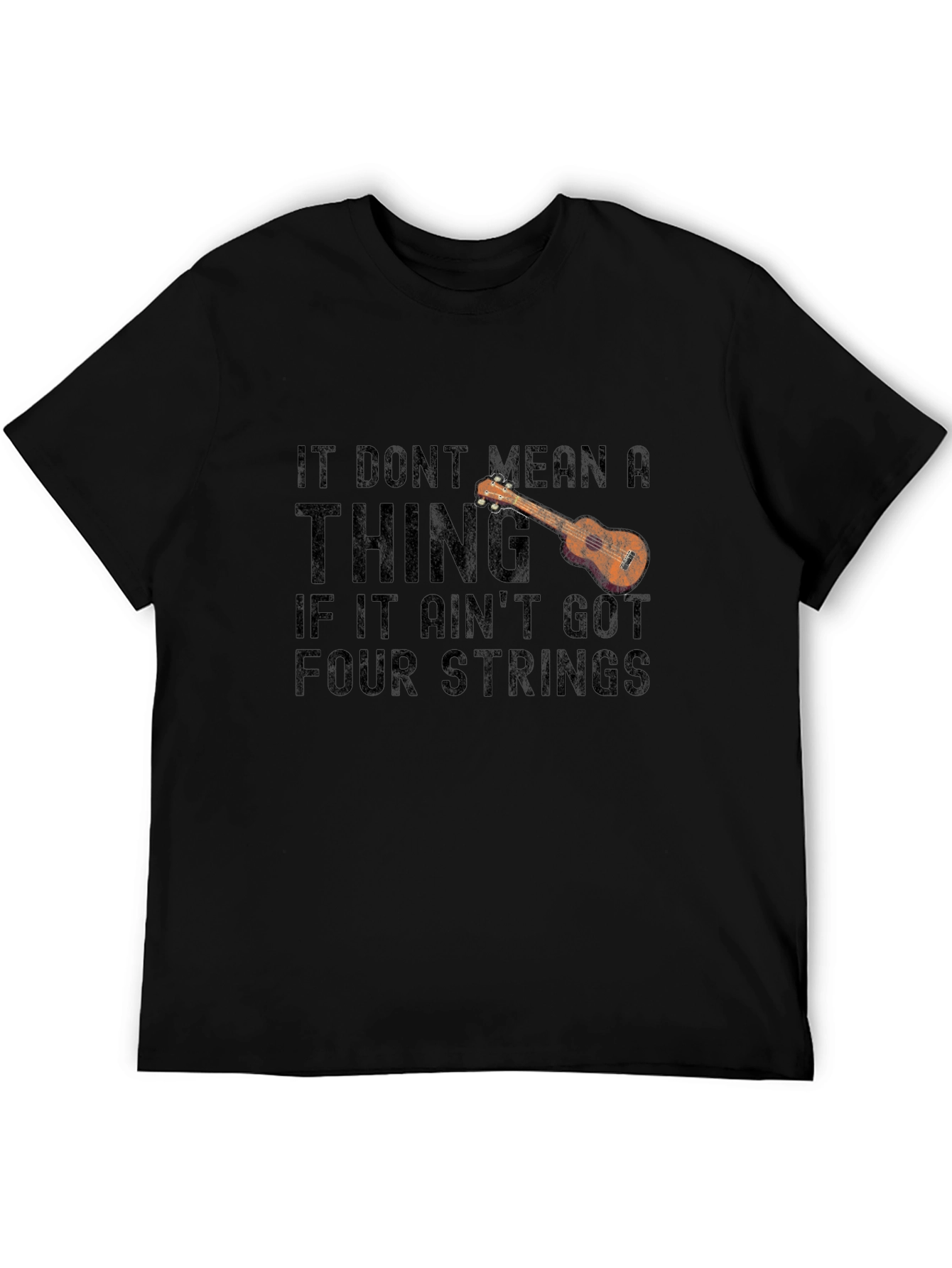 Ukulele Four Strings Graphic T-Shirt