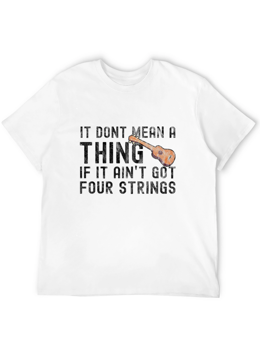 Ukulele Four Strings Graphic T-Shirt
