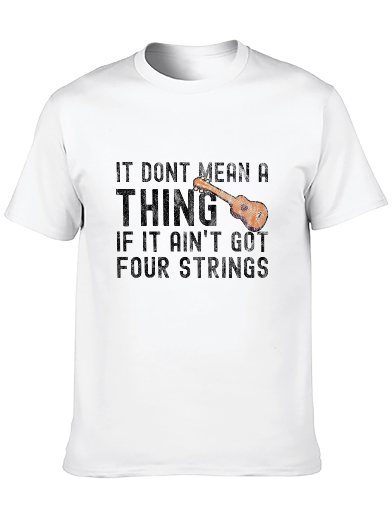 Ukulele Four Strings Graphic T-Shirt
