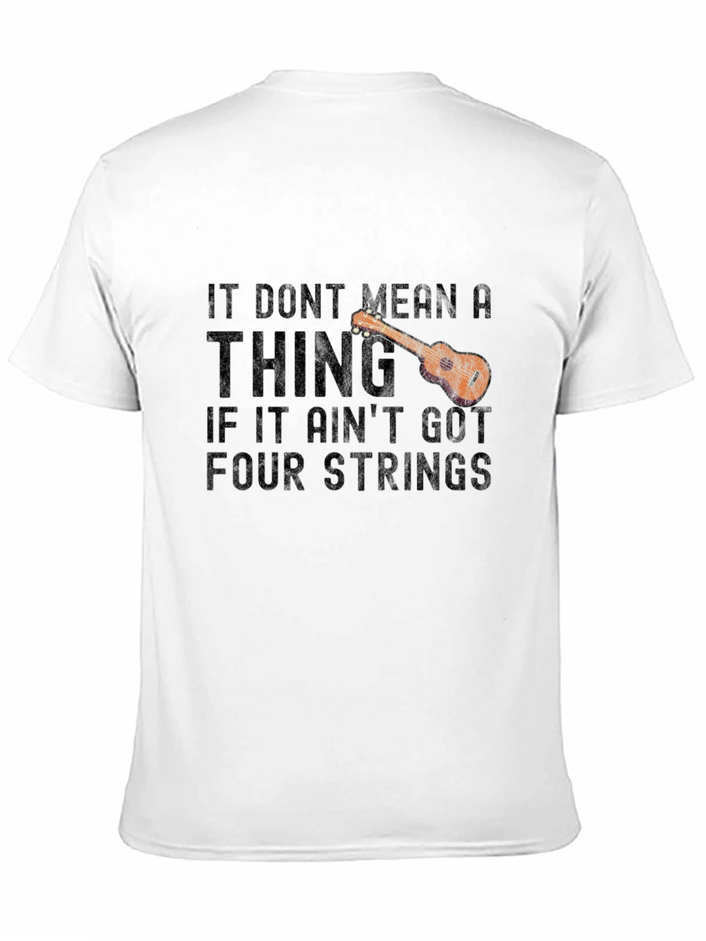 Ukulele Four Strings Graphic T-Shirt