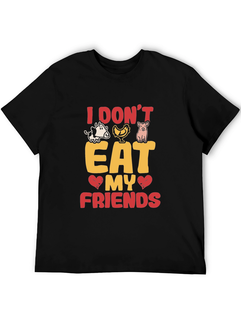 Vegan T-Shirt: I Dont Eat My Friends!