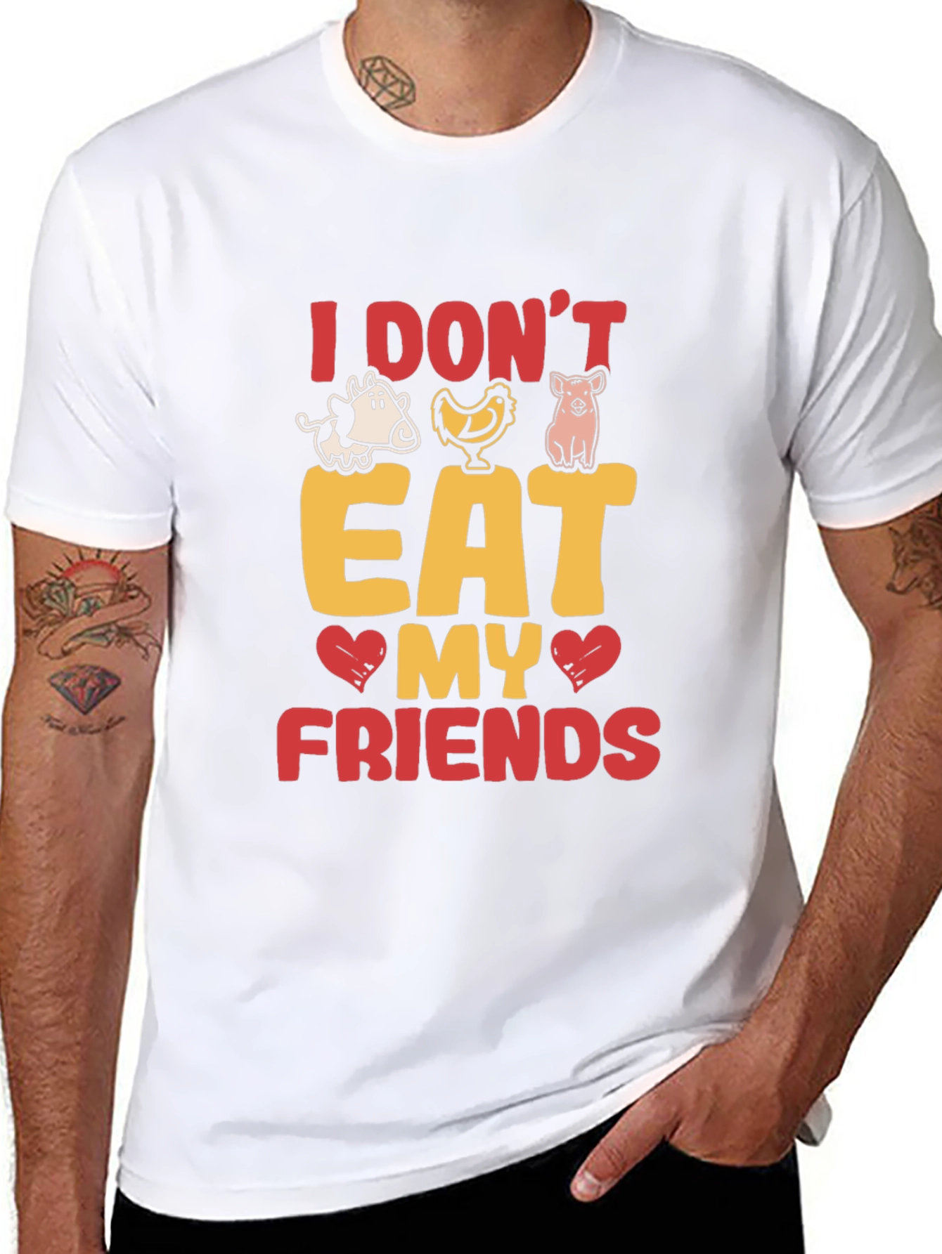 Vegan T-Shirt: I Dont Eat My Friends!
