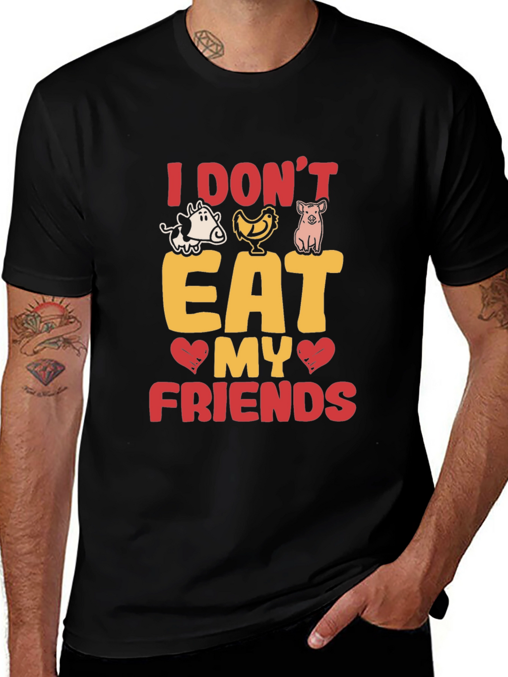 Vegan T-Shirt: I Dont Eat My Friends!
