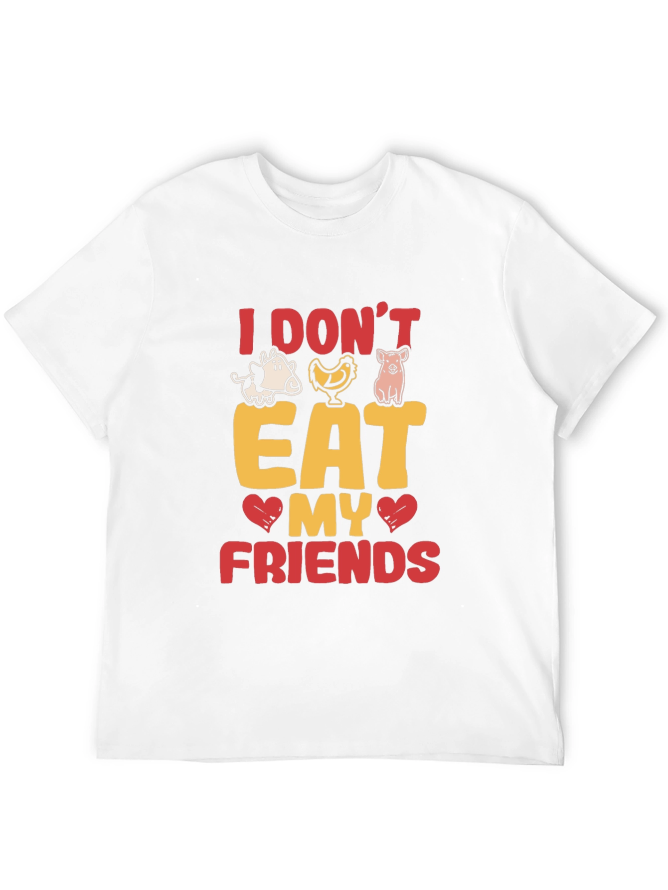 Vegan T-Shirt: I Dont Eat My Friends!