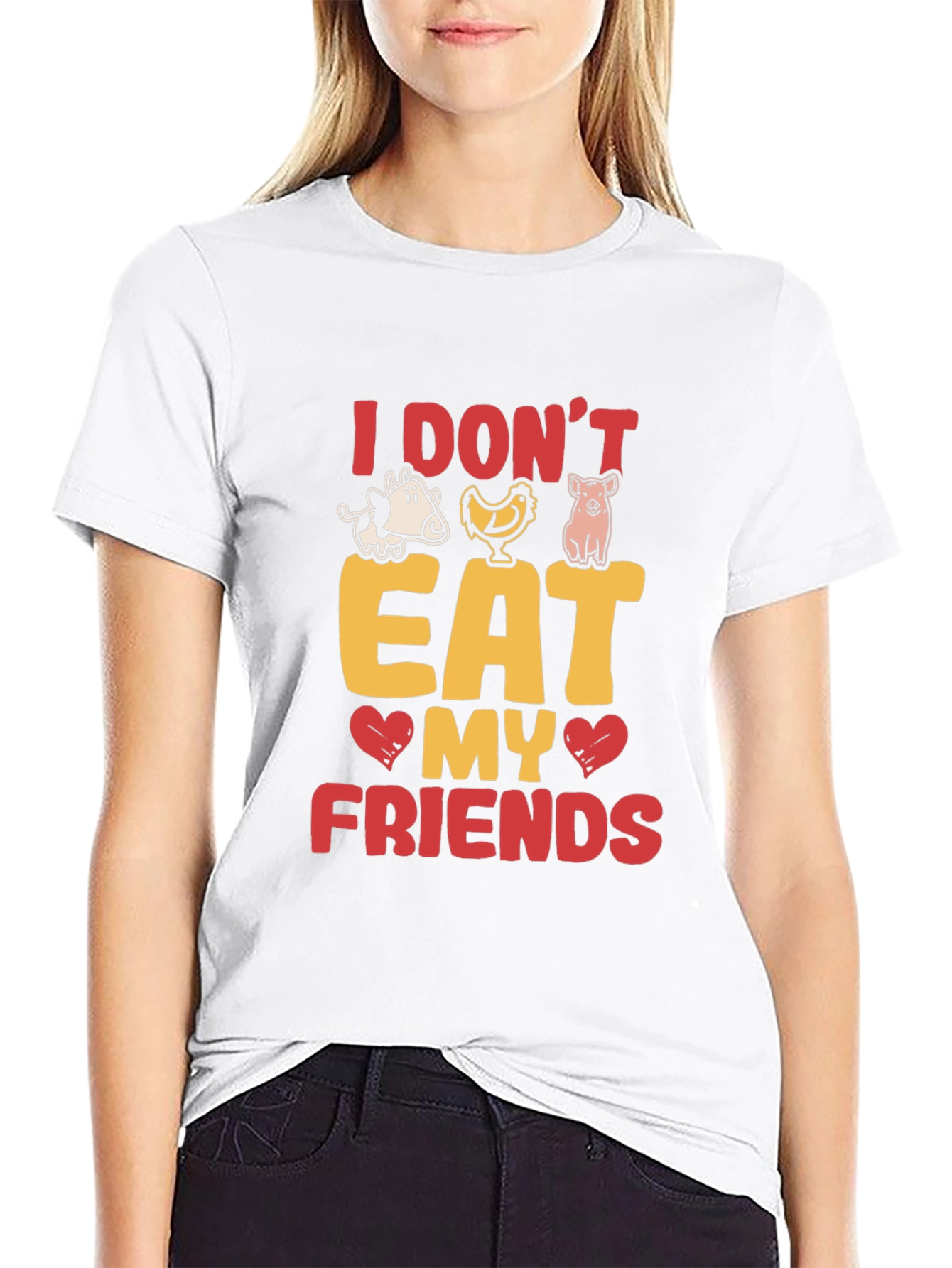 Vegan T-Shirt: I Dont Eat My Friends!
