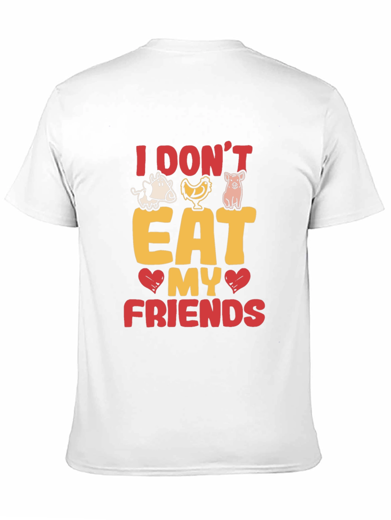 Vegan T-Shirt: I Dont Eat My Friends!