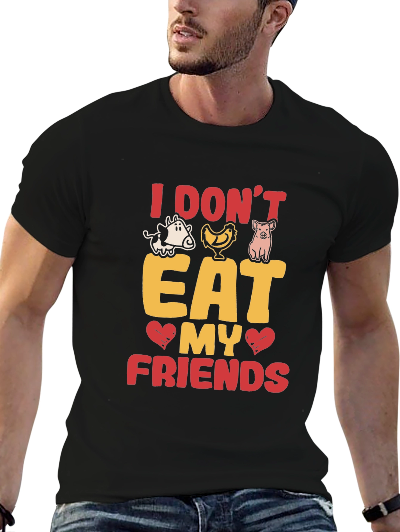 Vegan T-Shirt: I Dont Eat My Friends!