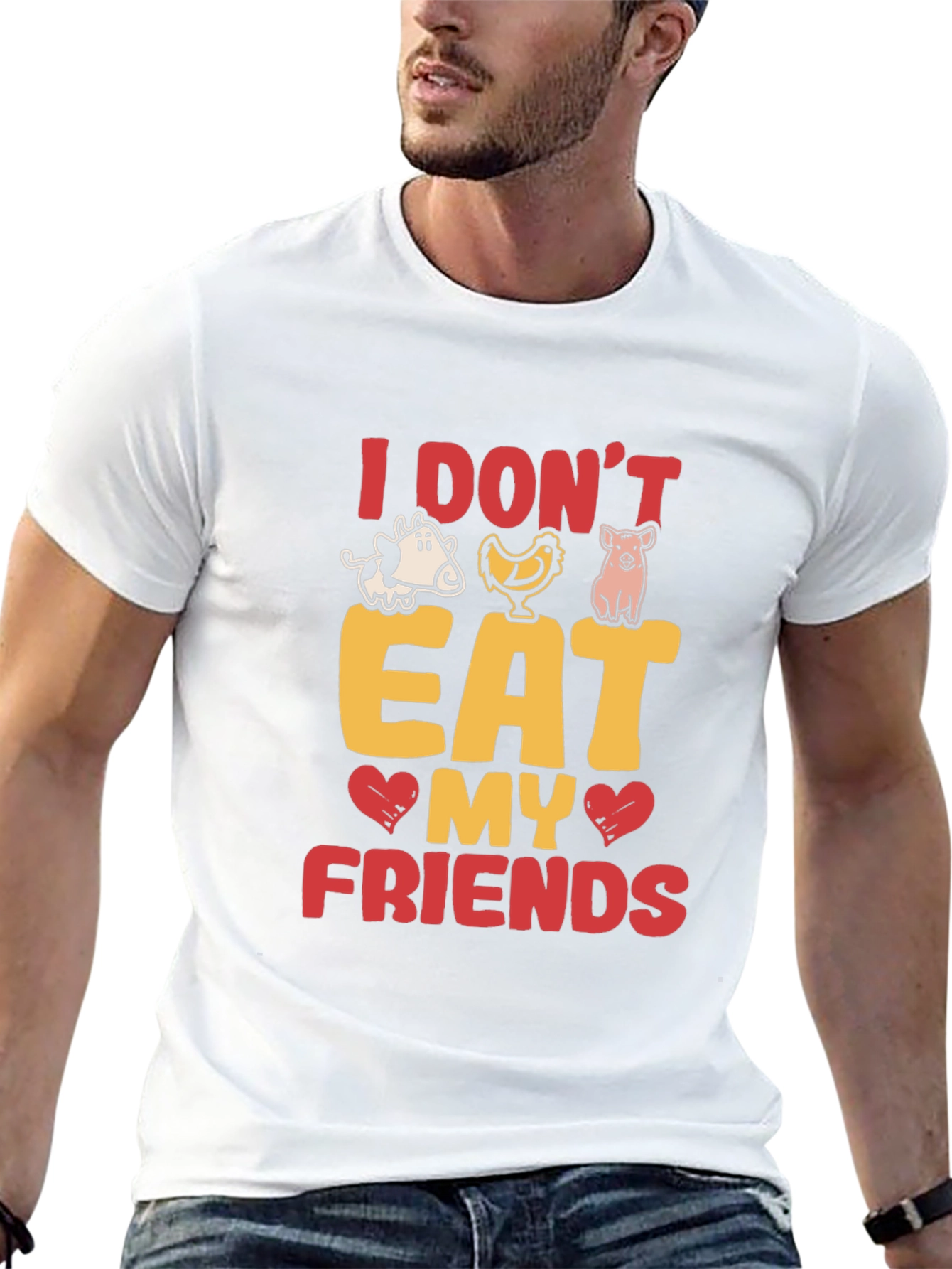 Vegan T-Shirt: I Dont Eat My Friends!