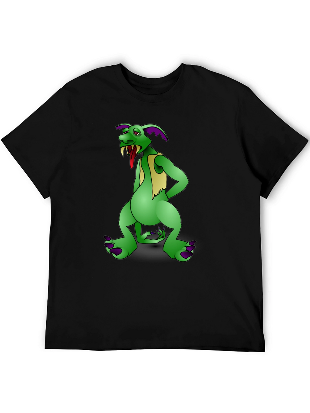 Funny Cartoon Goblin Graphic T-Shirt