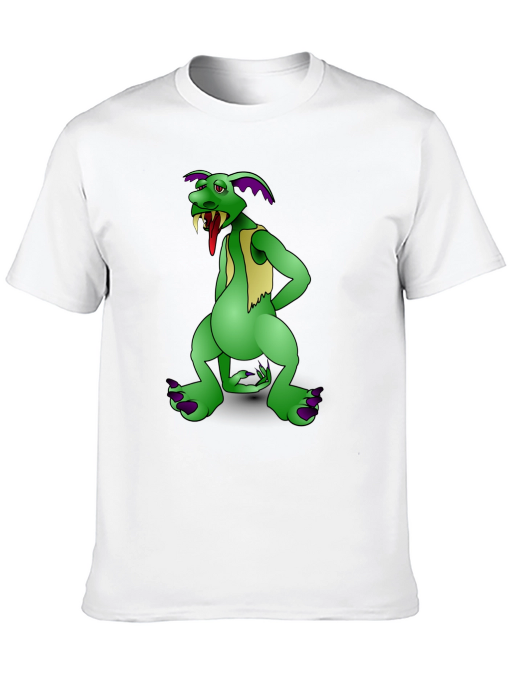 Funny Cartoon Goblin Graphic T-Shirt