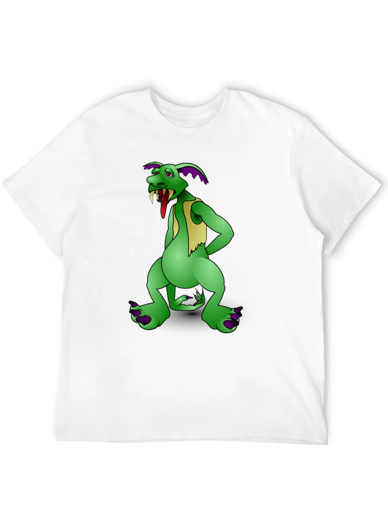 Funny Cartoon Goblin Graphic T-Shirt