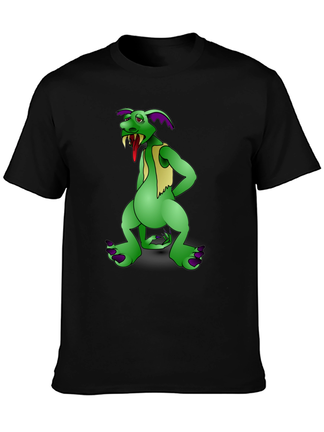 Funny Cartoon Goblin Graphic T-Shirt