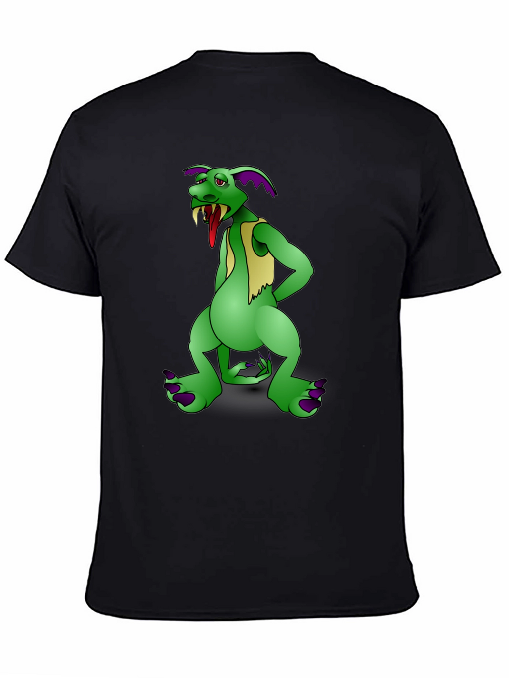 Funny Cartoon Goblin Graphic T-Shirt