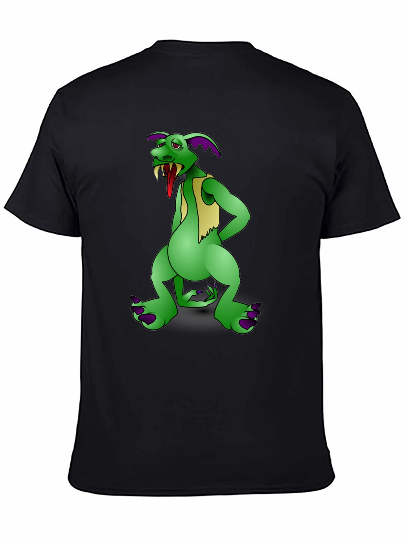 Funny Cartoon Goblin Graphic T-Shirt