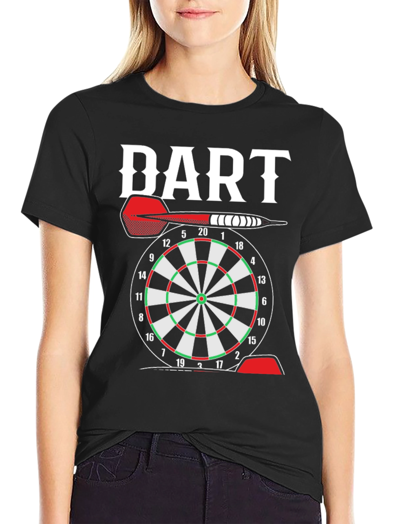 Darts T-Shirt | Dartboard Graphic Tee for Game Night