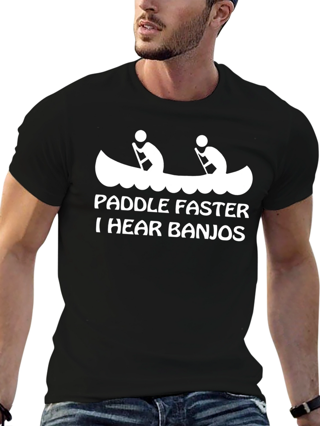 Paddle Faster Banjo T-Shirt