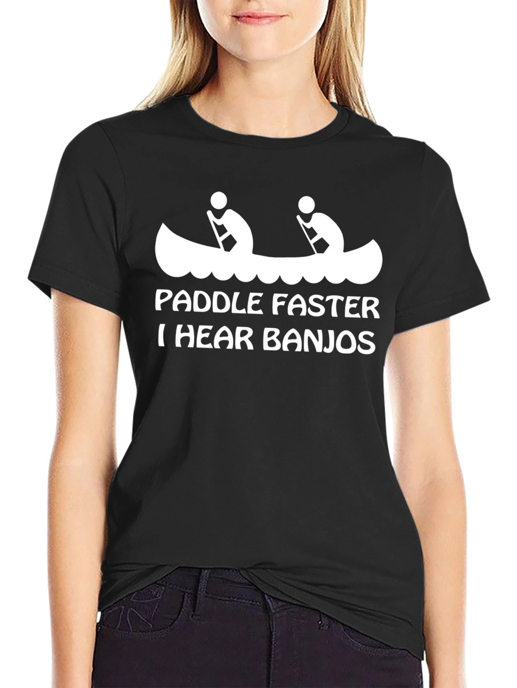 Paddle Faster Banjo T-Shirt