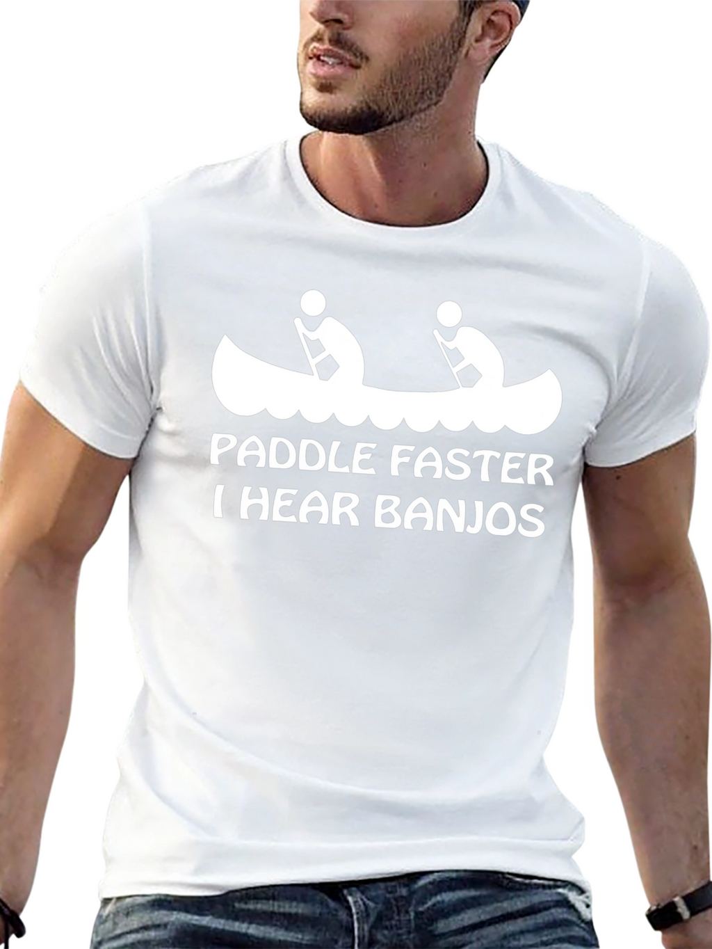 Paddle Faster Banjo T-Shirt