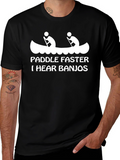 Paddle Faster Banjo T-Shirt