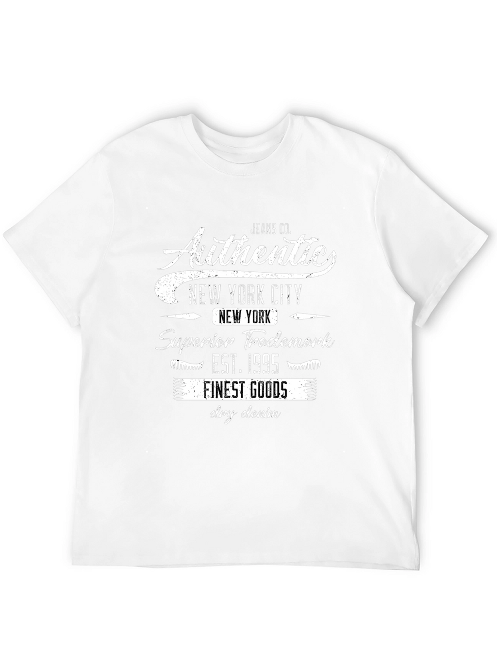 Mens Authentic New York City Graphic T-Shirt