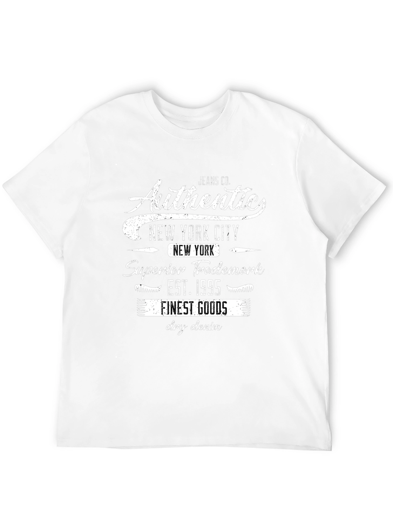 Mens Authentic New York City Graphic T-Shirt