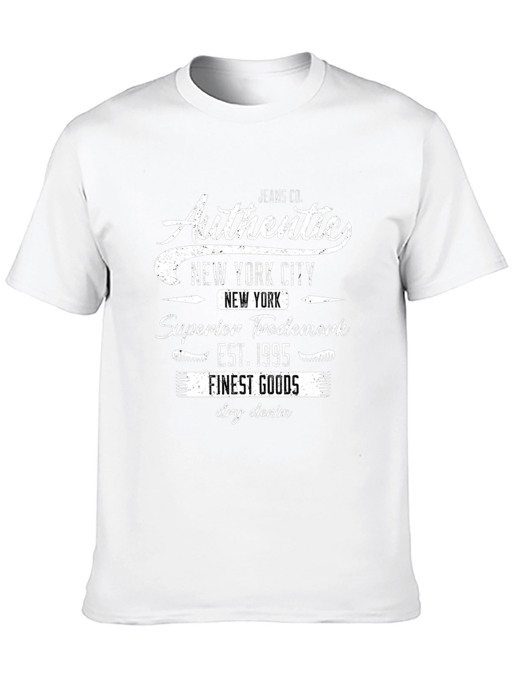 Mens Authentic New York City Graphic T-Shirt