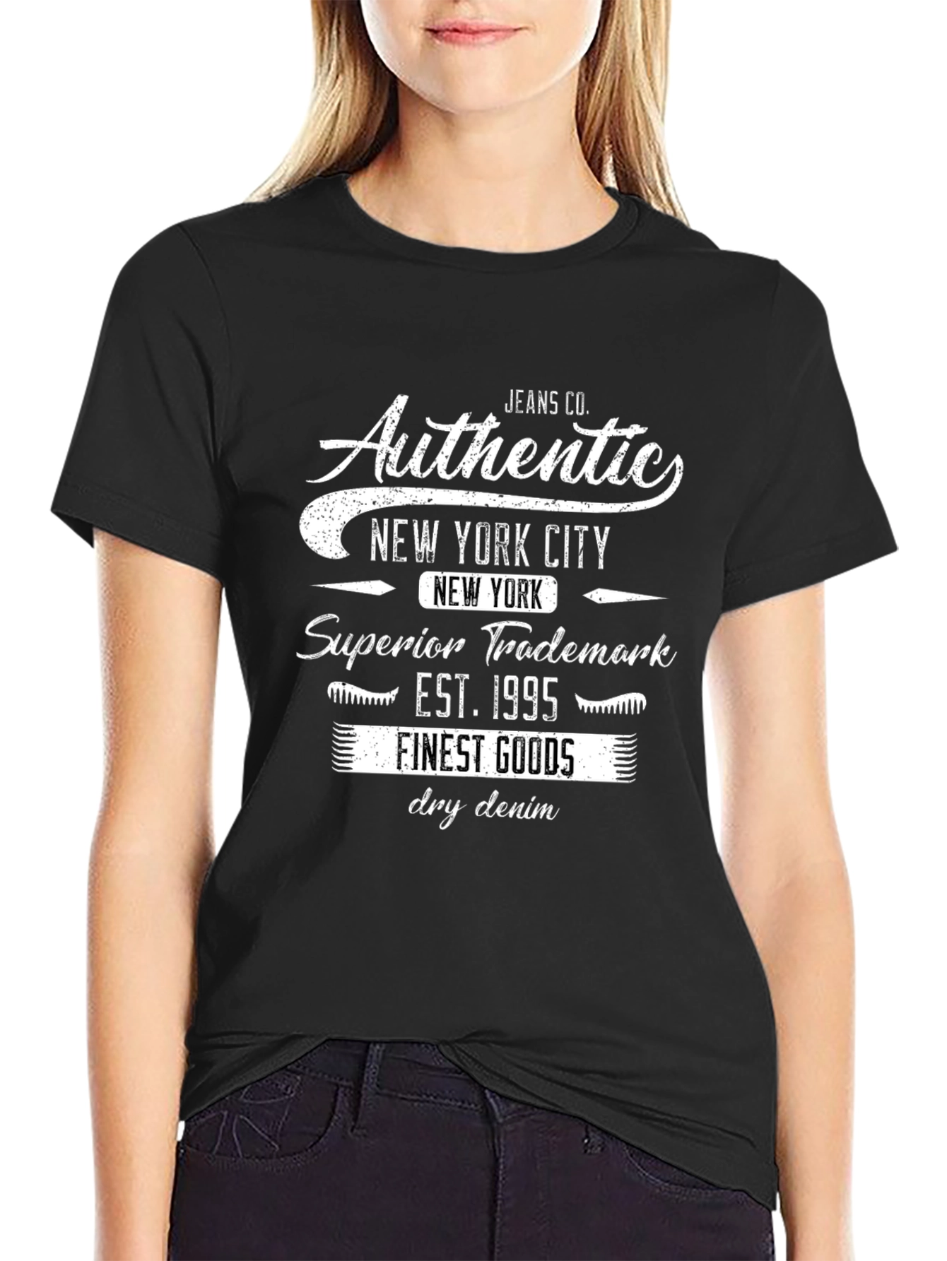 Mens Authentic New York City Graphic T-Shirt