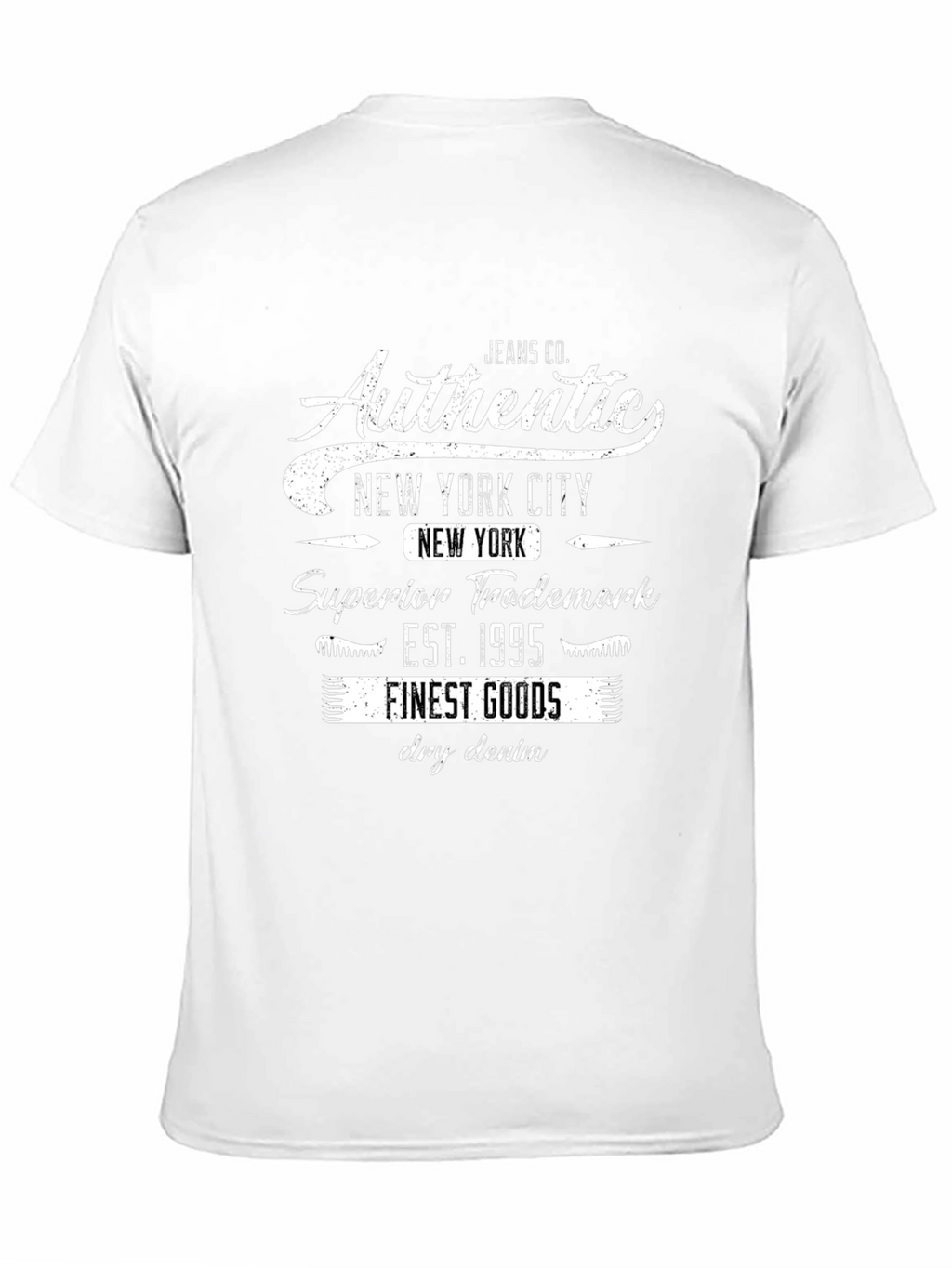 Mens Authentic New York City Graphic T-Shirt