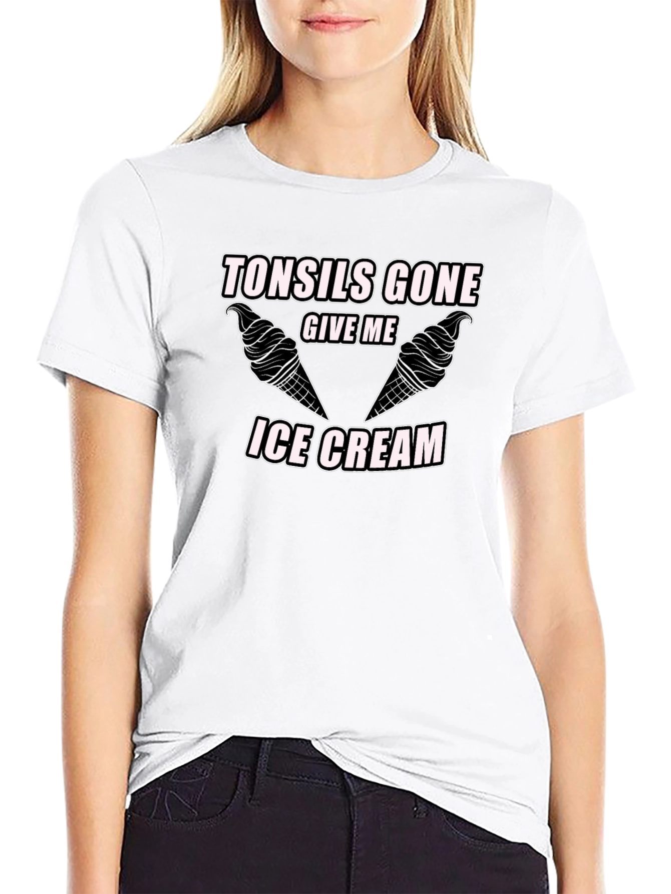 Tonsils Gone Ice Cream T-Shirt