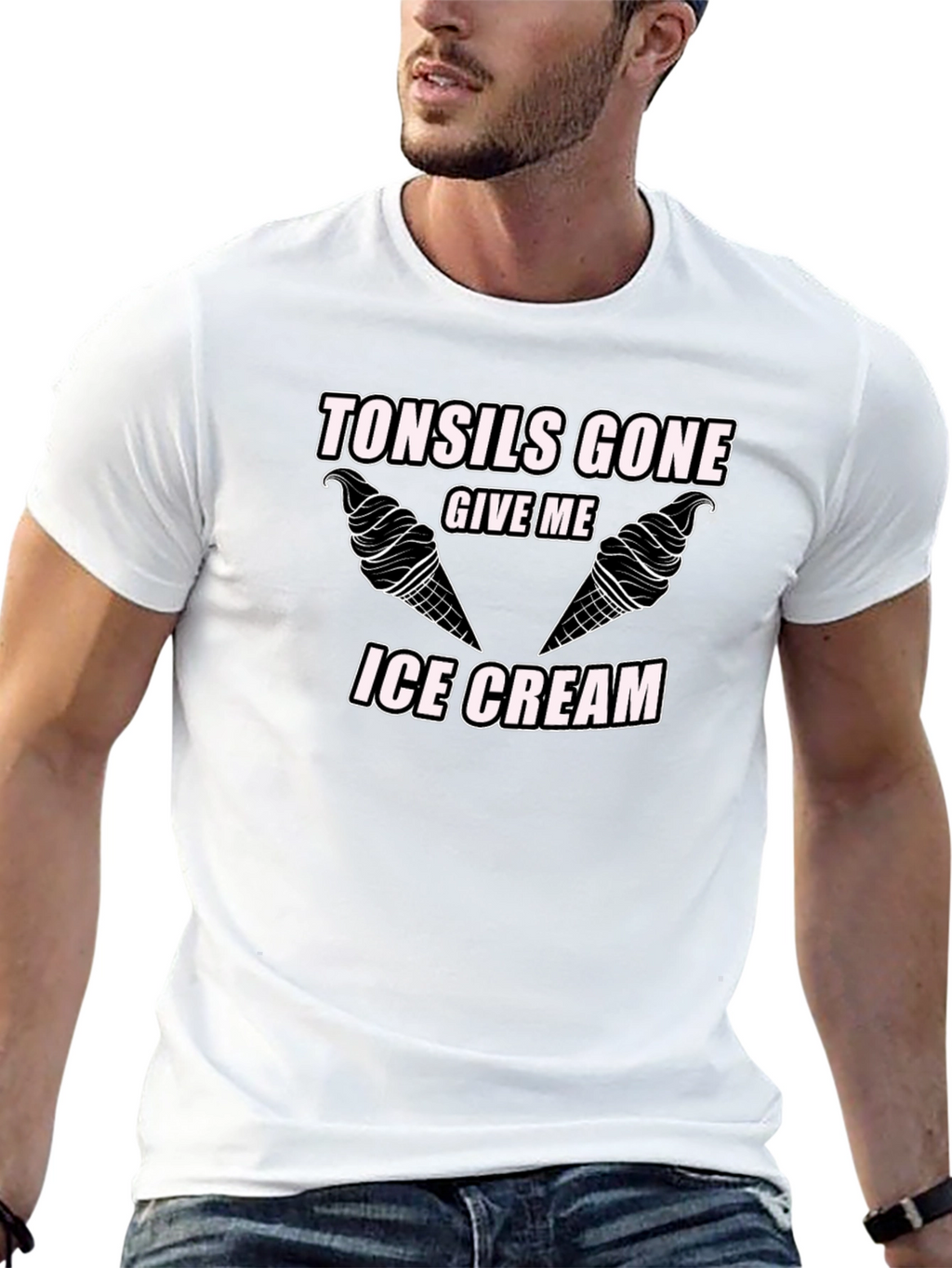Tonsils Gone Ice Cream T-Shirt