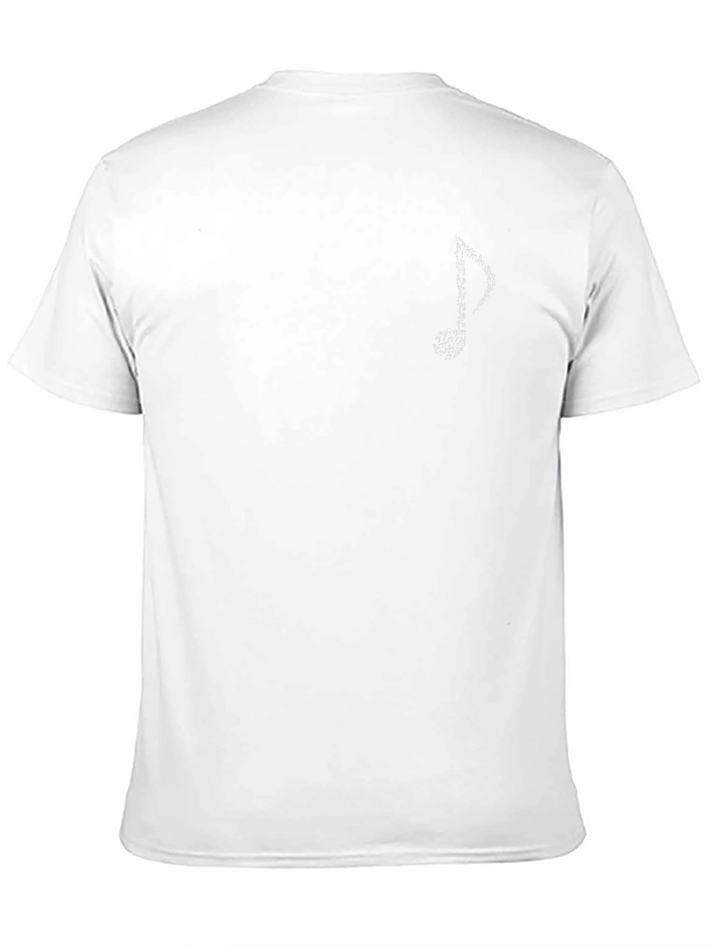Black Music Note Graphic Tee - Casual Style