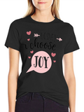 Choose Joy T-Shirt - Inspirational Graphic Tee