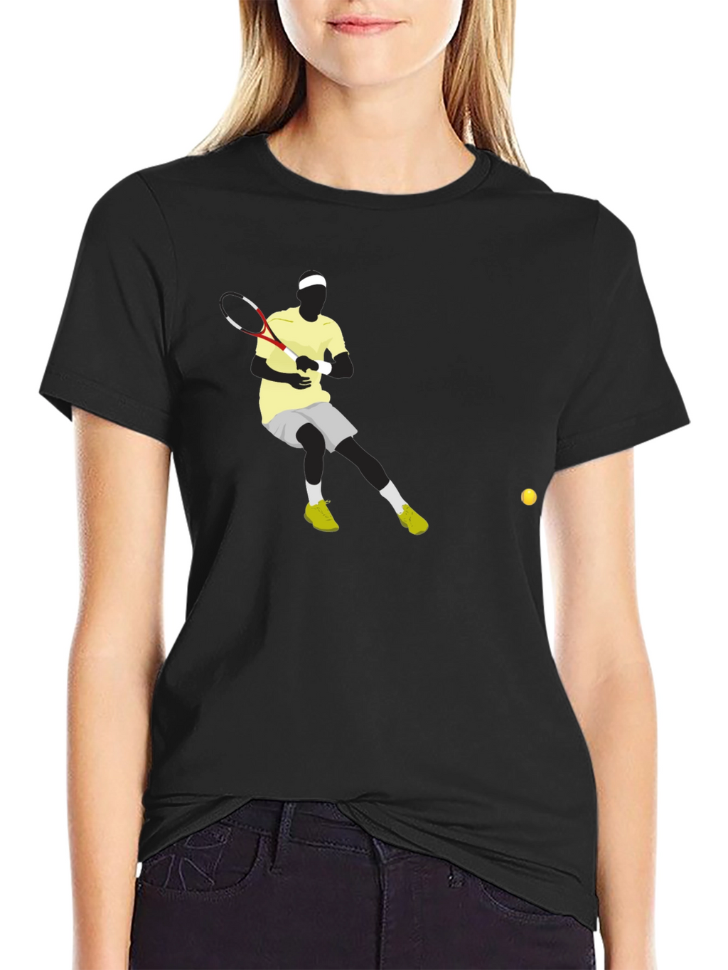 Tennis Player Graphic Tee