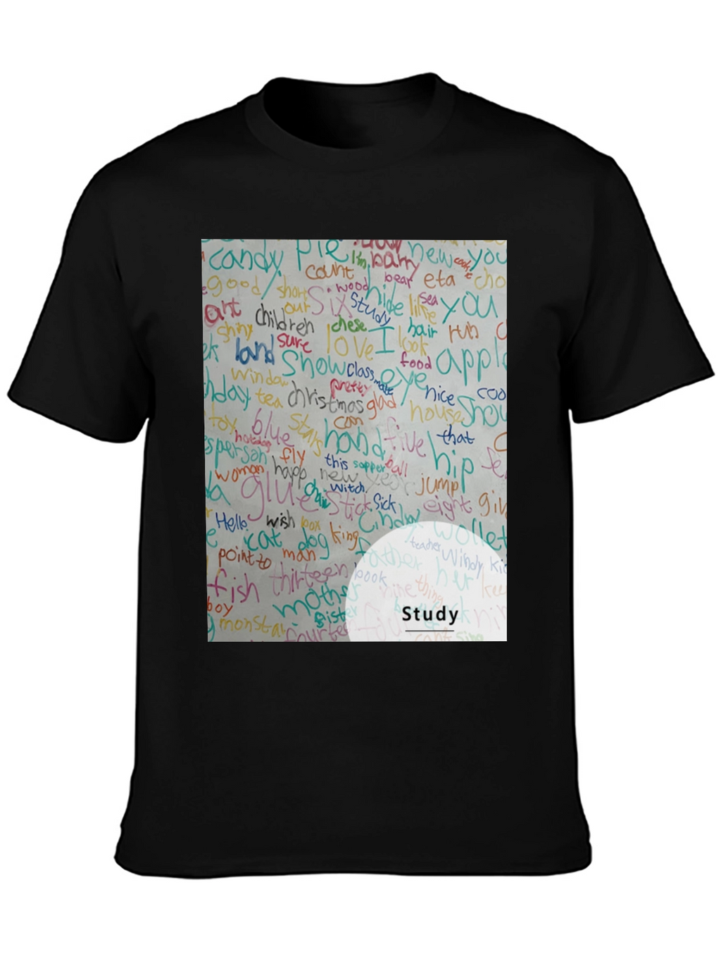 Study Word Art T-Shirt