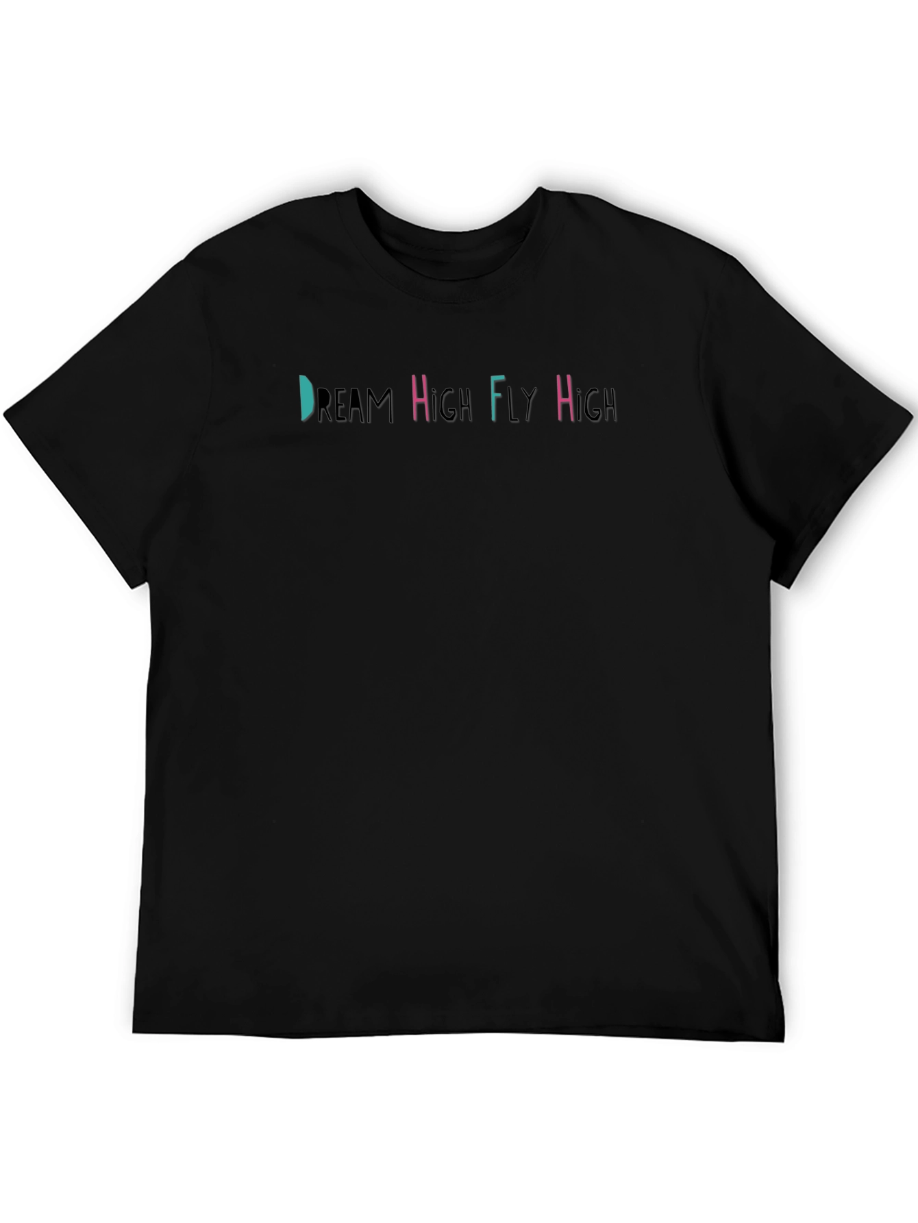 Dream High Fly High Graphic Tee - Black Cotton Blend
