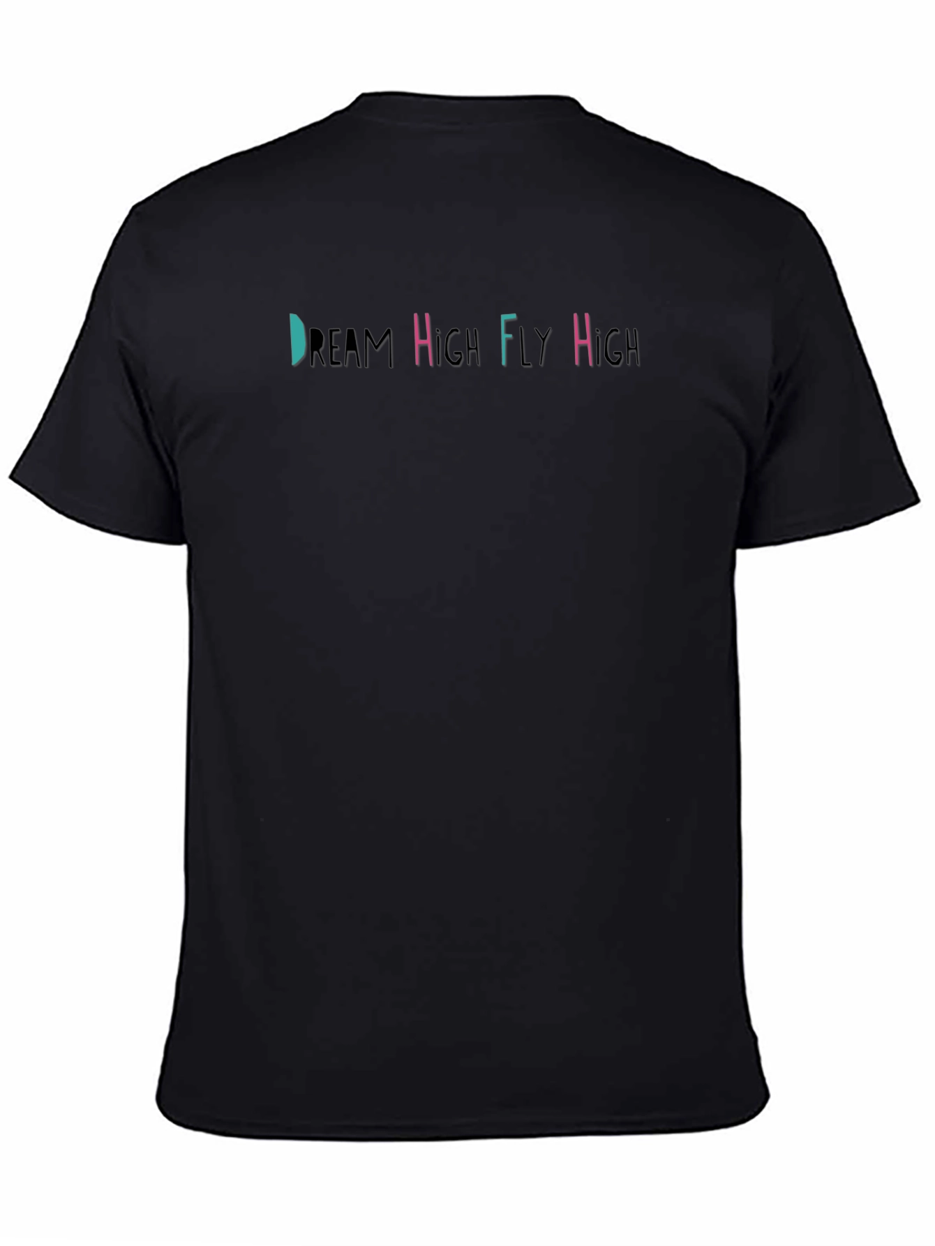 Dream High Fly High Graphic Tee - Black Cotton Blend