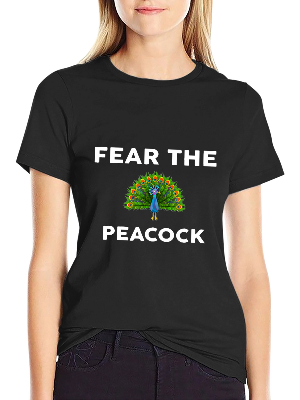 Fear The Peacock Graphic Tee
