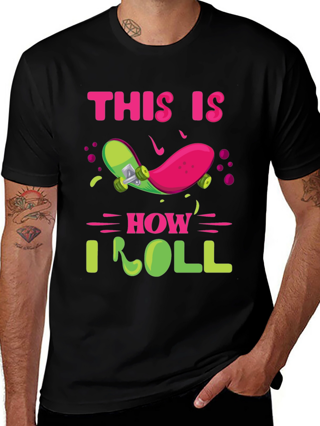 This Is How I Roll Skateboard T-Shirt