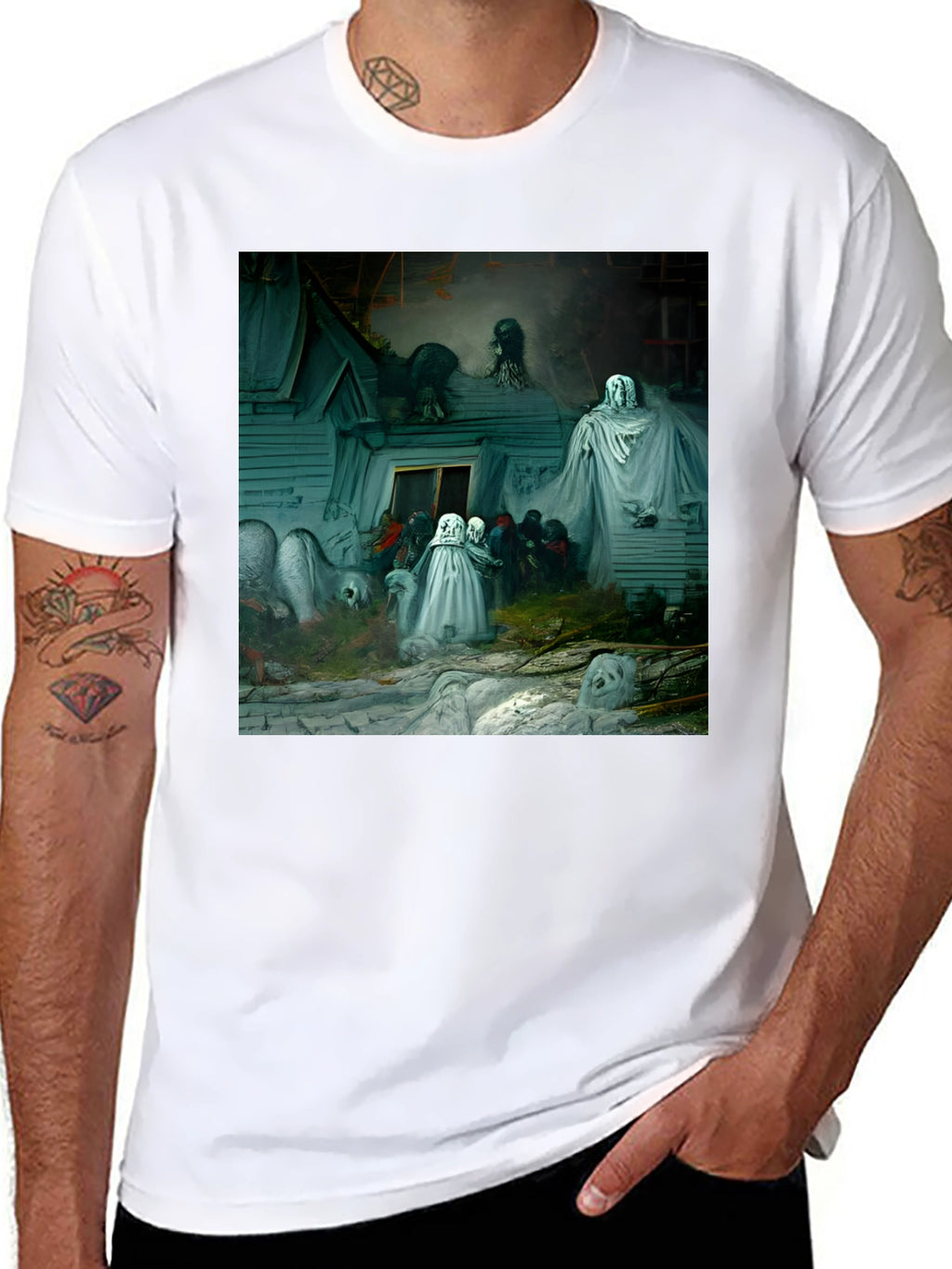 Ghostly Gathering Graphic Tee