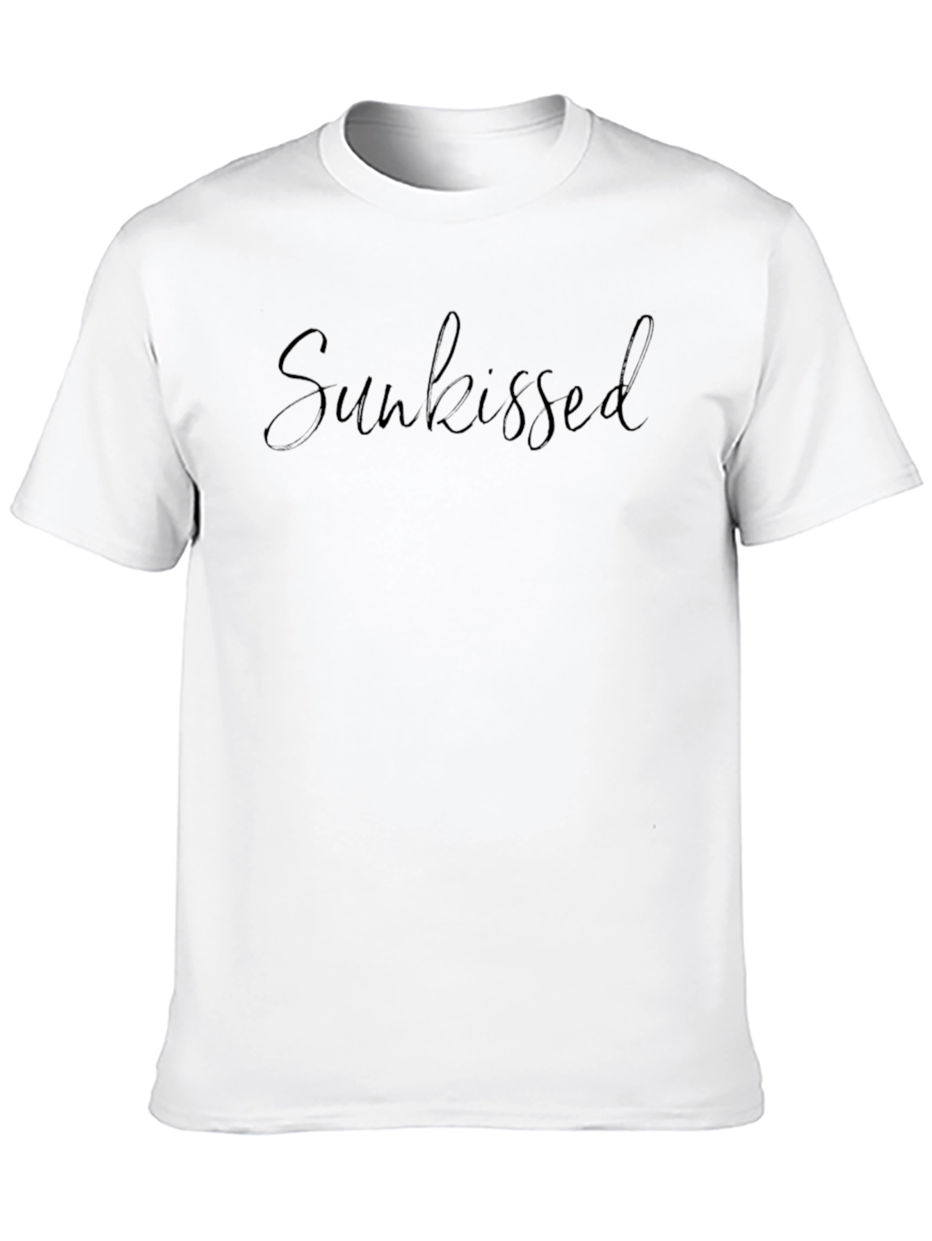 Sunkissed Black Graphic Tee - Casual Style