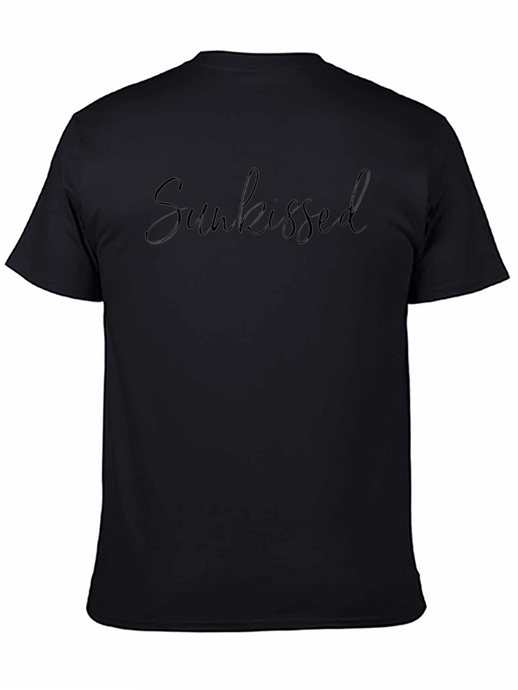 Sunkissed Black Graphic Tee - Casual Style