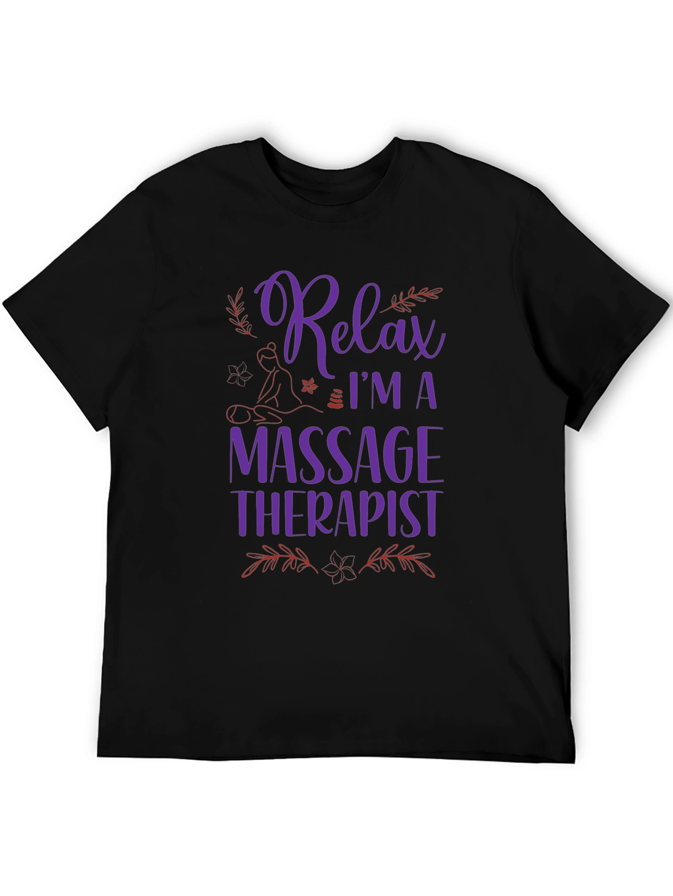 Relax Massage Therapist Graphic T-Shirt